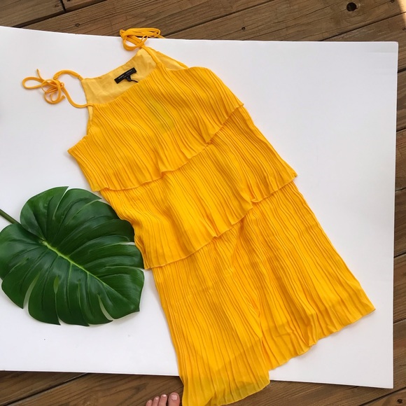 NWT $165 Romeo & Juliet yellow dress - Picture 4 of 7